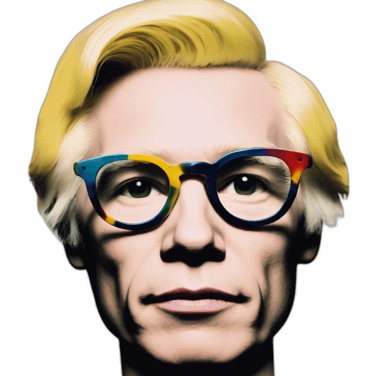 Andy Warhol art emoji