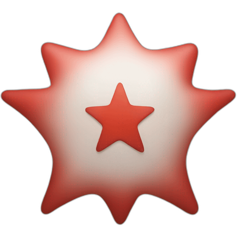 Red star written inside PT emoji