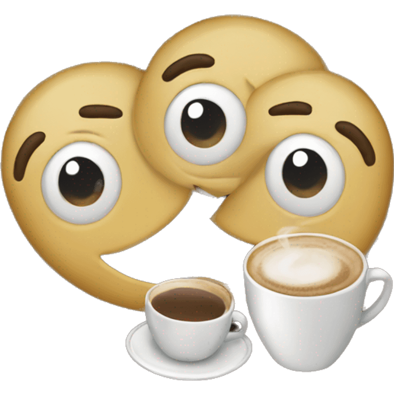 Exams and coffe emoji