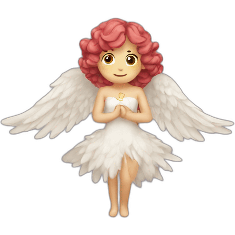 Cœur ange emoji