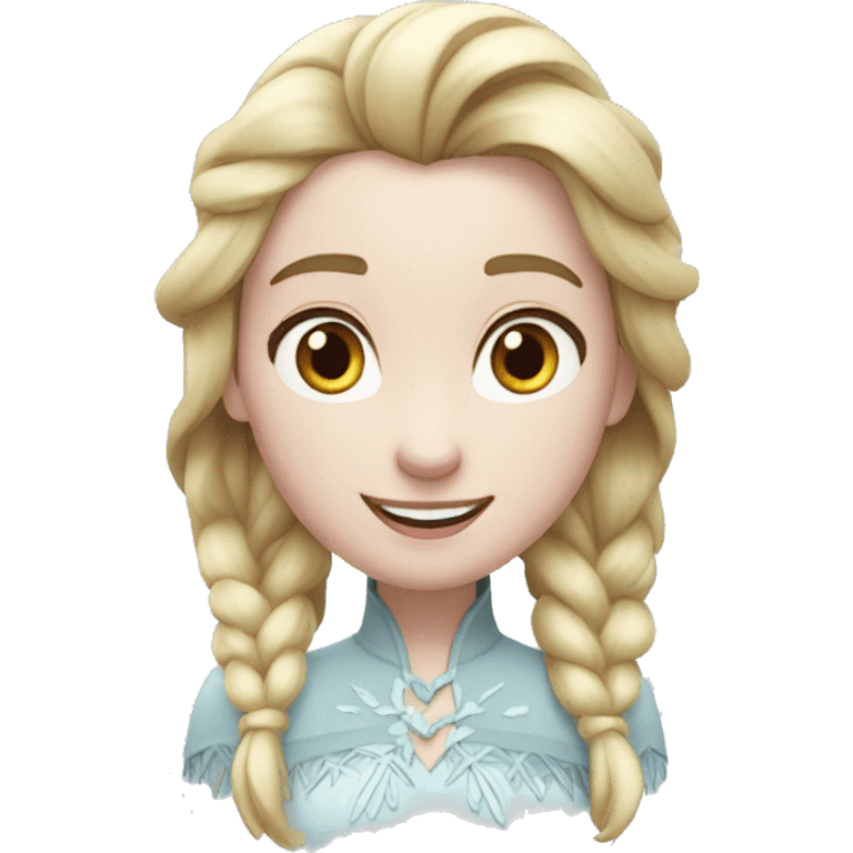 Frozen 3d emoji