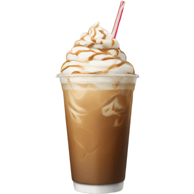 Iced latte emoji