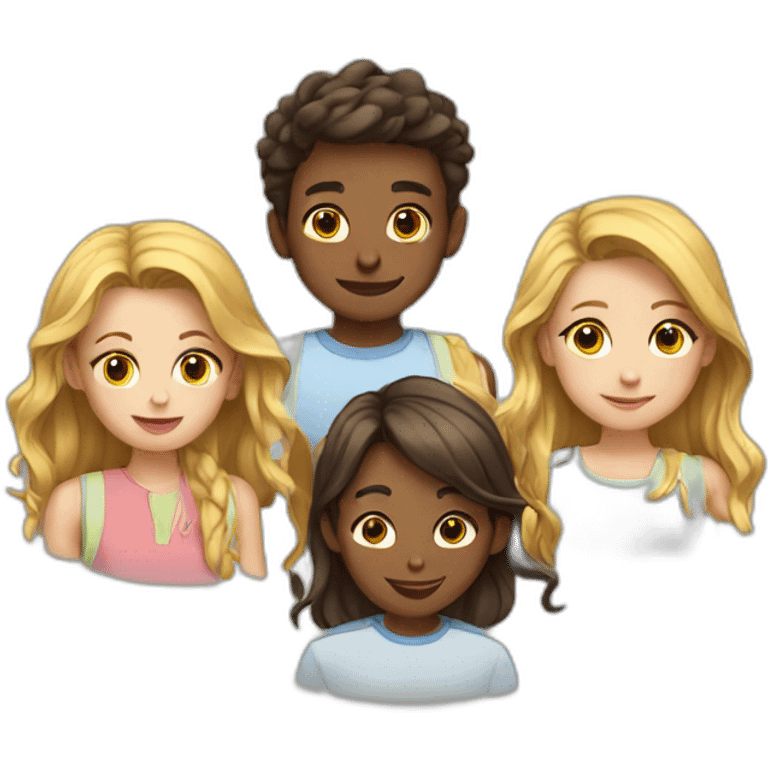 Boy and girls  emoji