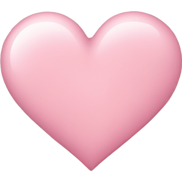 light pink heart emoji