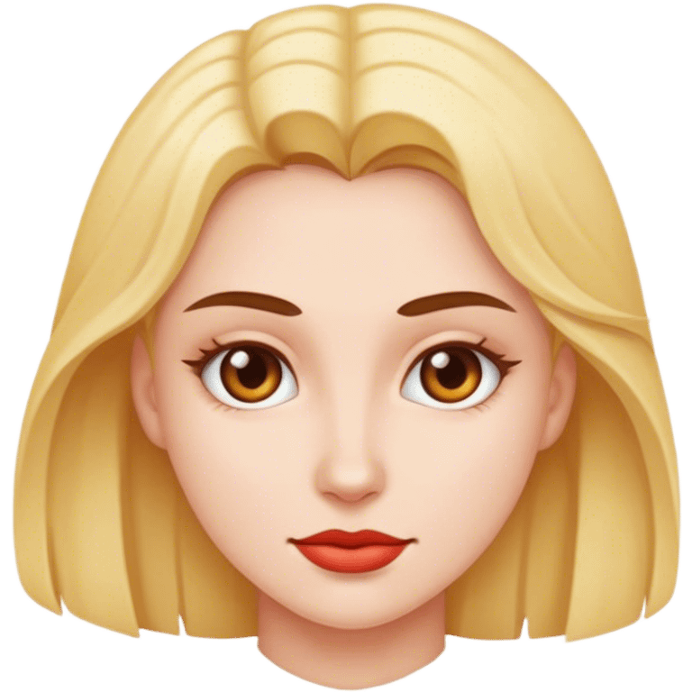 женшина с closeup emoji