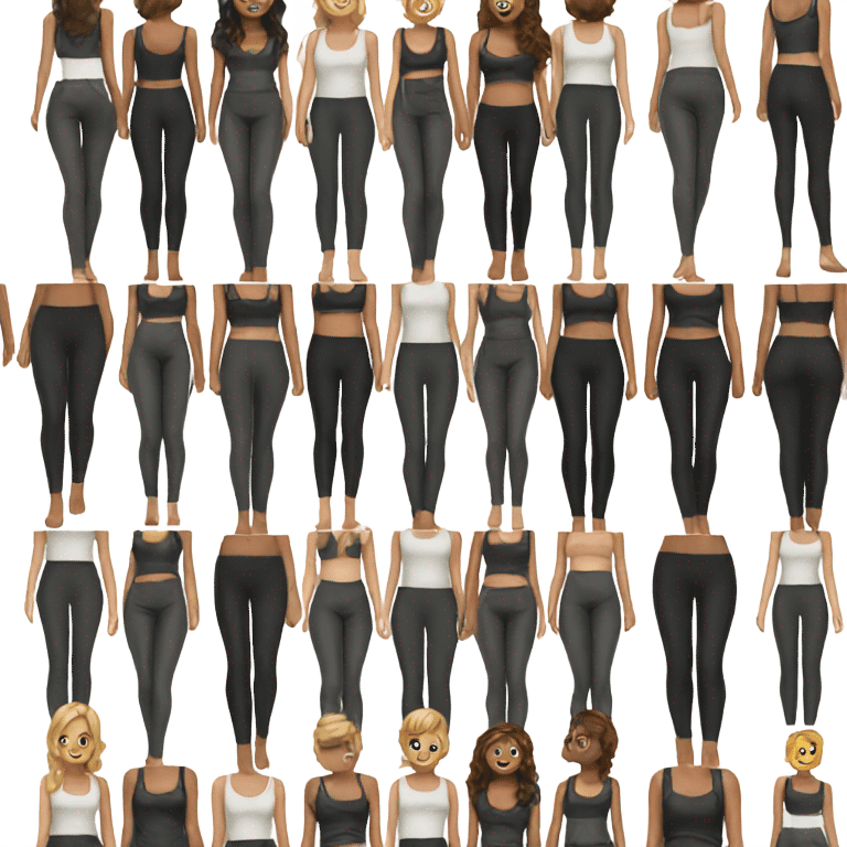 Black leggings emoji