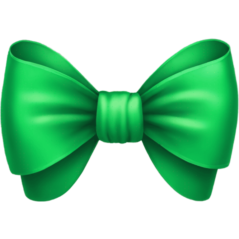 Green bow emoji