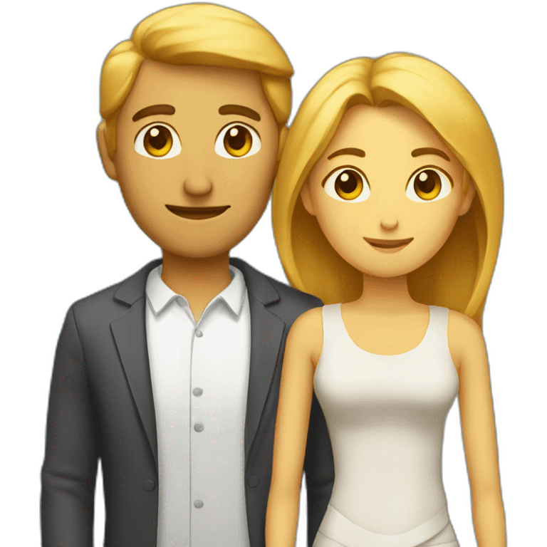 Homme et femme emoji