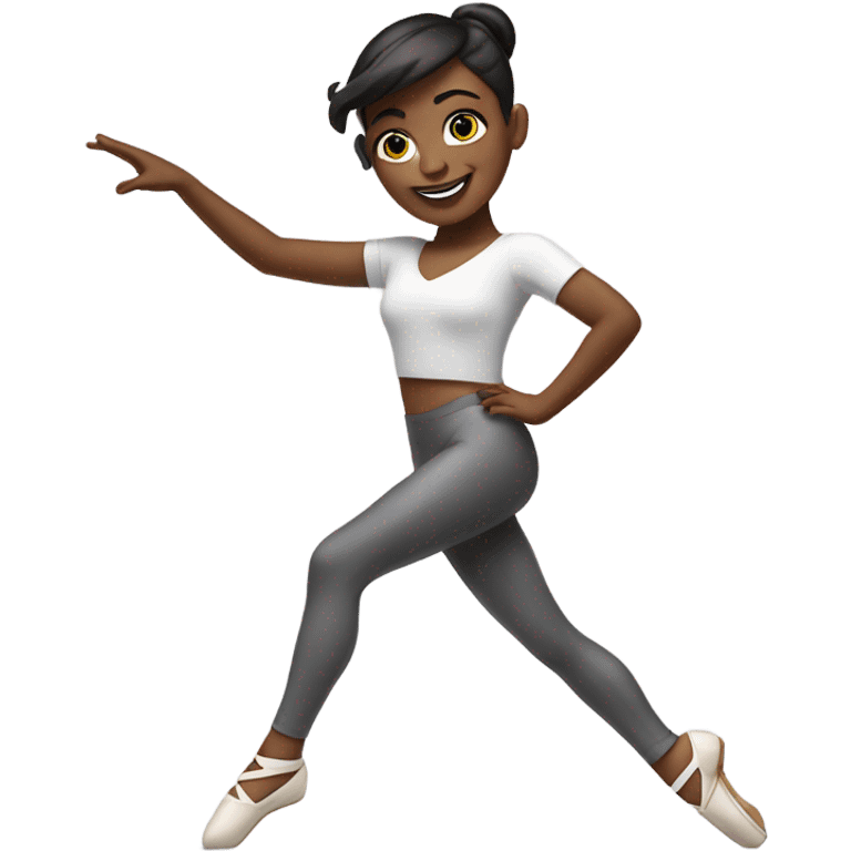 Dancer with point shoes emoji