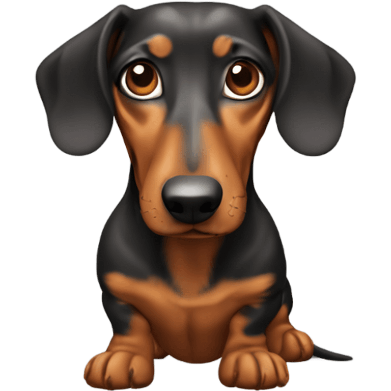 Dachshund Dapple  emoji