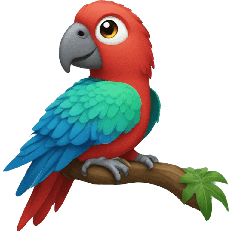 kakariki blue parrot  emoji