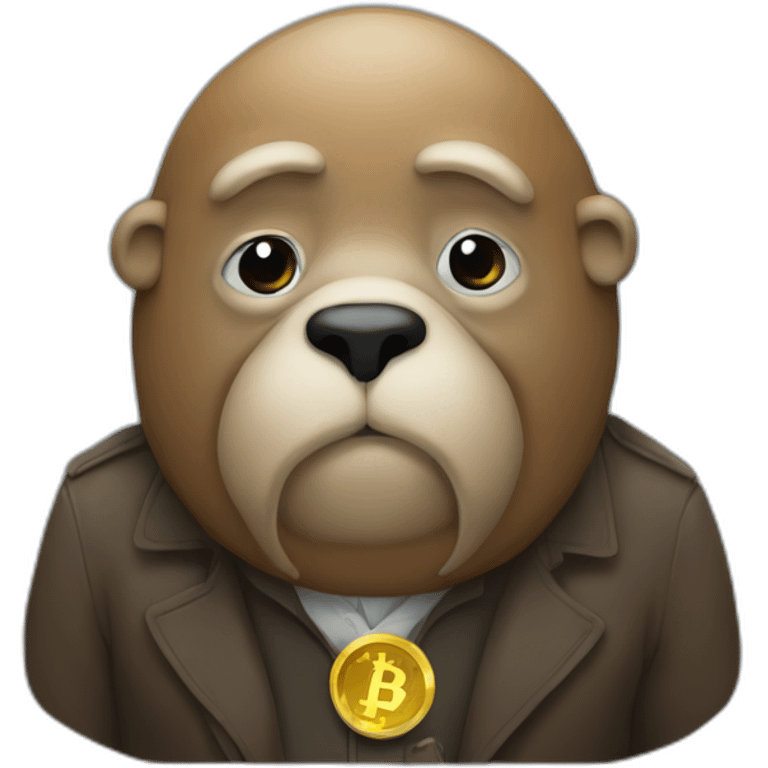 walrus programmer with crypto  emoji