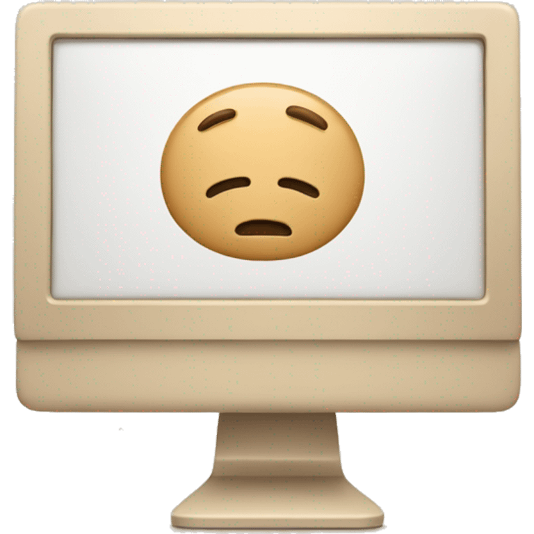 beige imac emoji