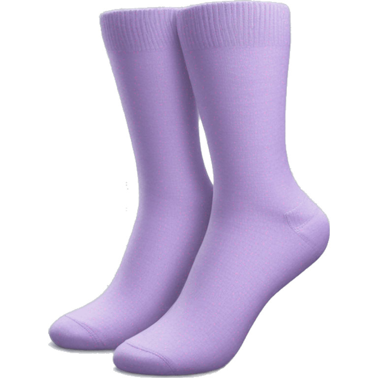 pastel purple socks emoji