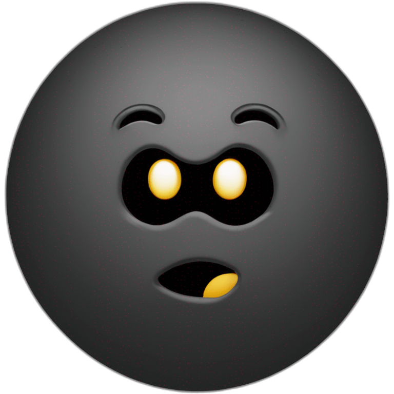 Cœur noir brisé emoji