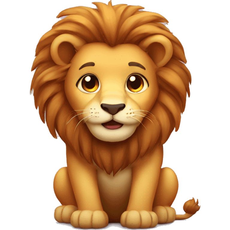 cute lion emoji