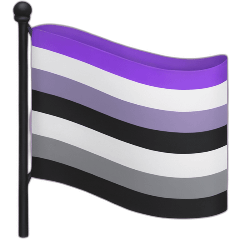 asexual flag emoji