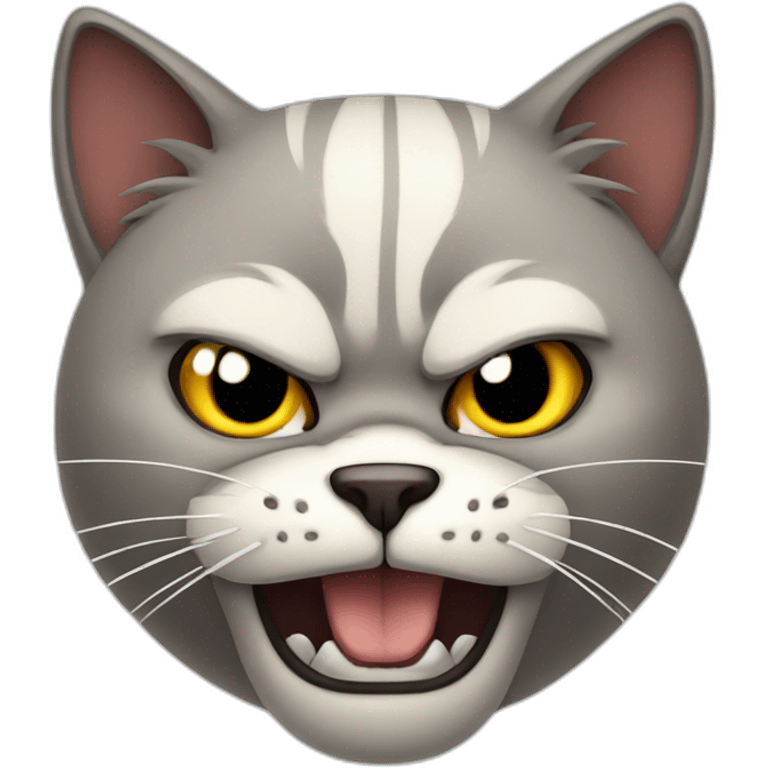 angry cat face emoji