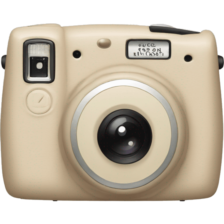 Beige instax  emoji