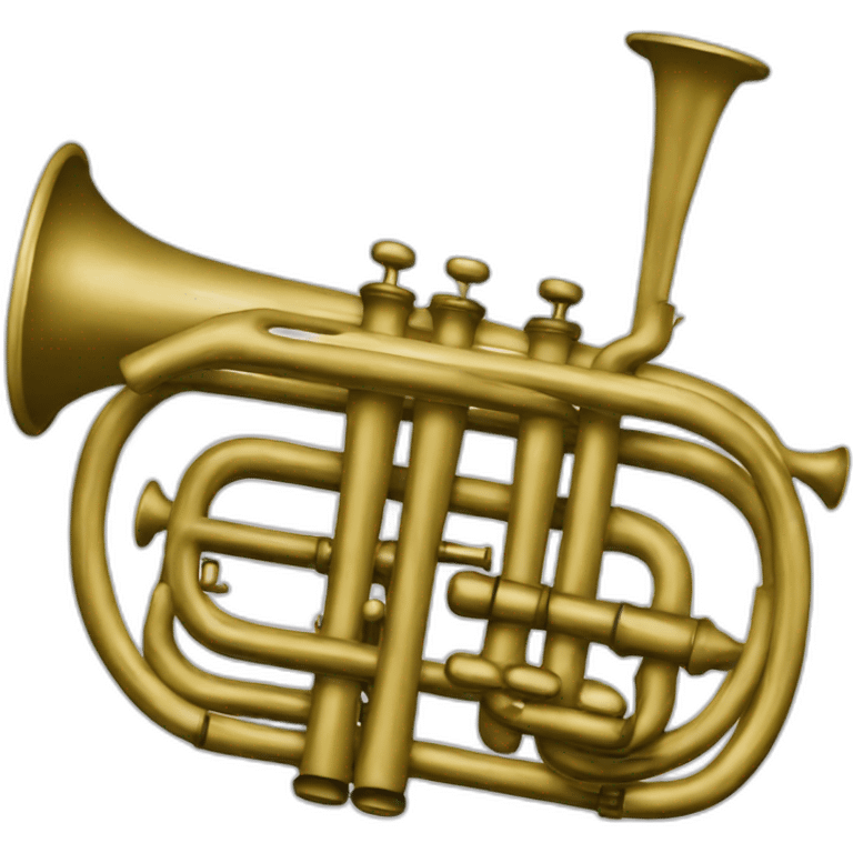 Carapuce with trumpet emoji