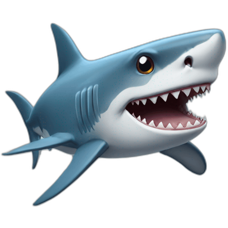 Shark Happy emoji