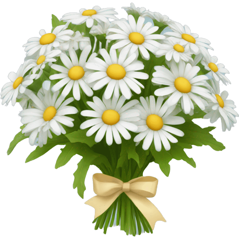 a bouquet of daisies emoji