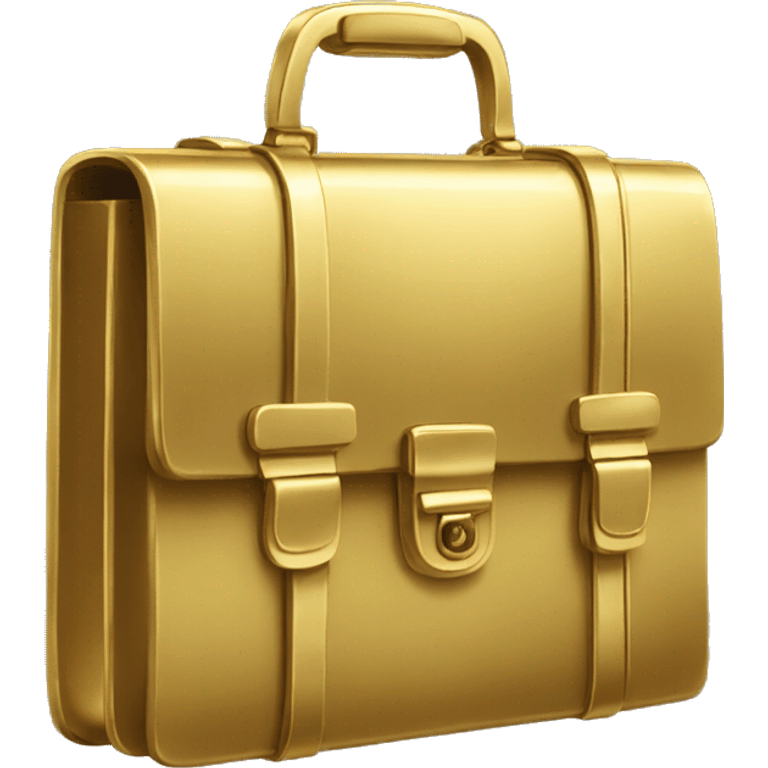 gold briefcase emoji