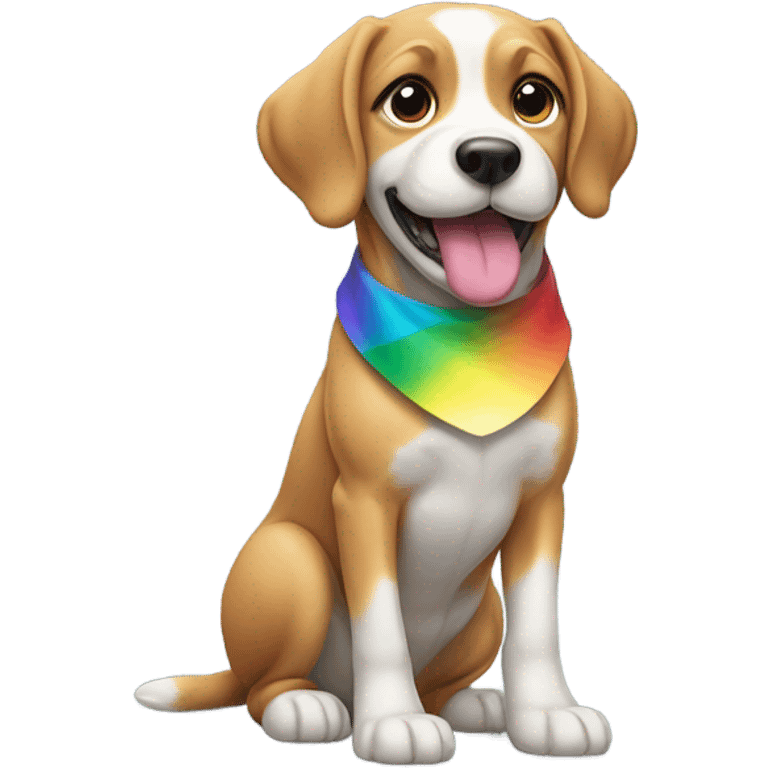 Gay dog emoji