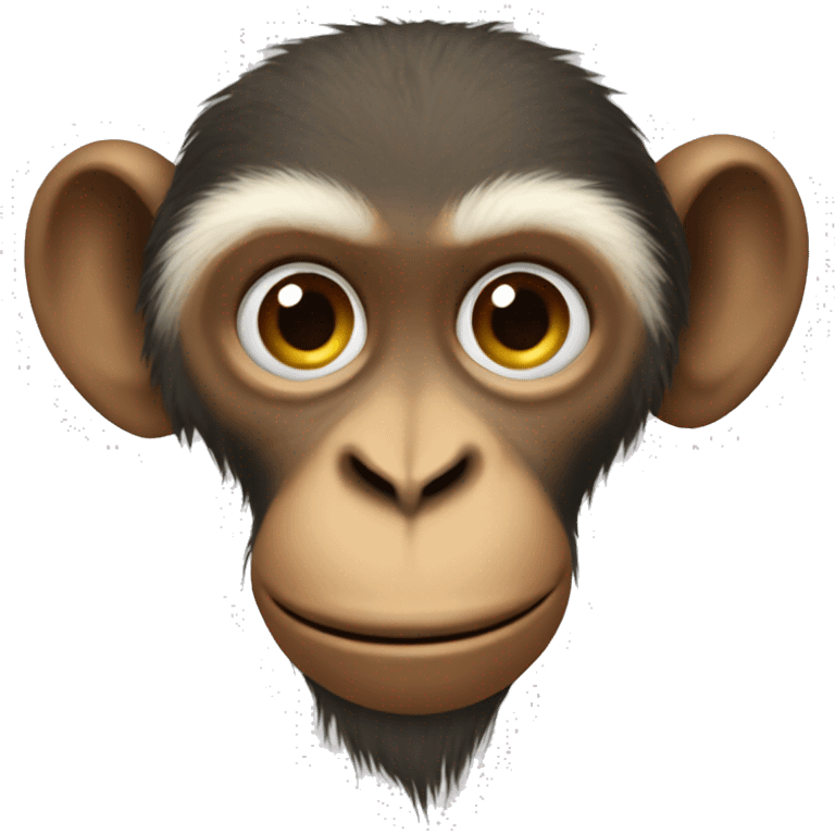 realistic monkey emoji