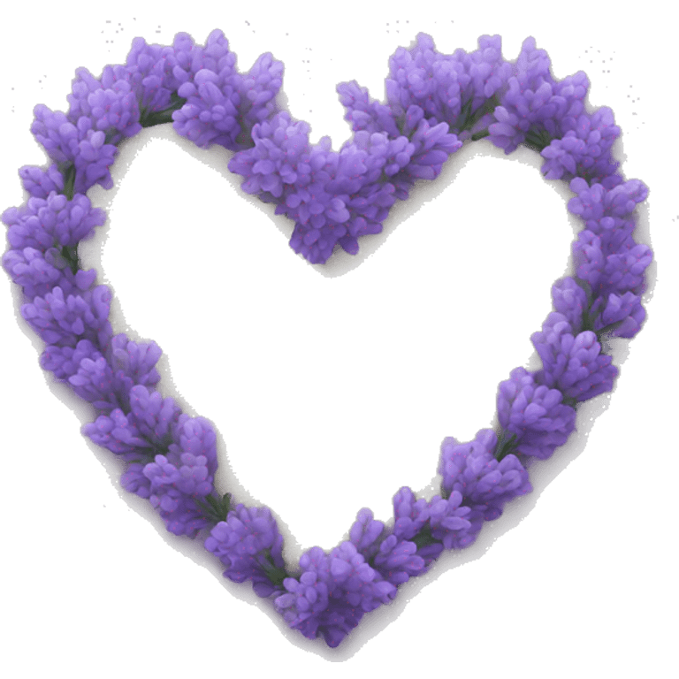 lavender heart emoji