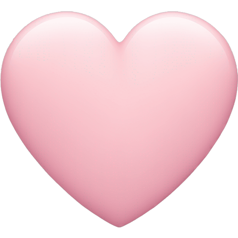 Pastel pink heart emoji