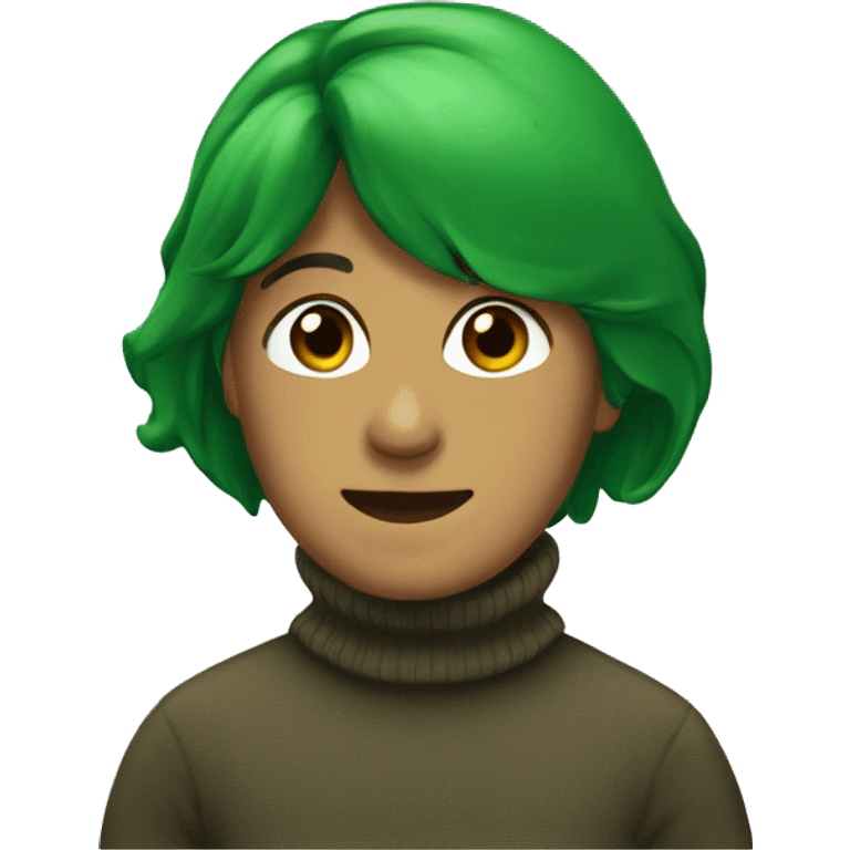 green turtleneck emoji