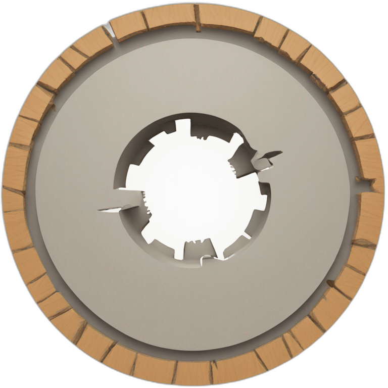 cut circle hole floor saw emoji