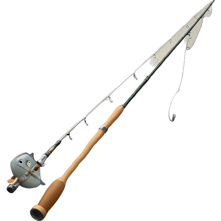 fishing rod bold emoji