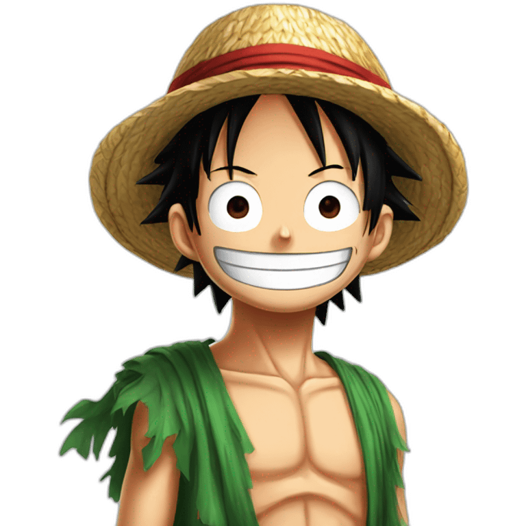 one piece luffy algeria emoji