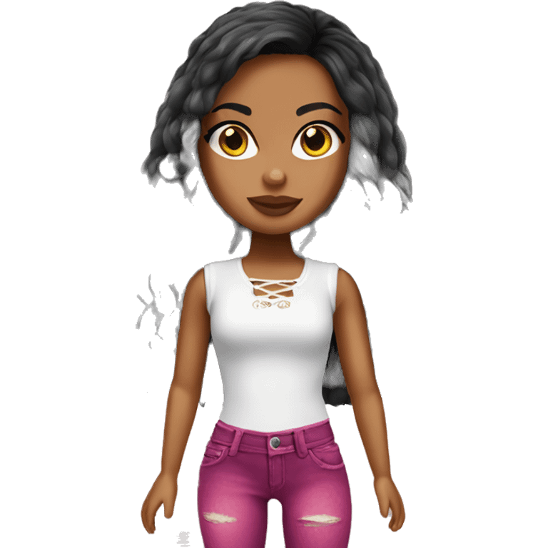 Brazilian bratz doll emoji