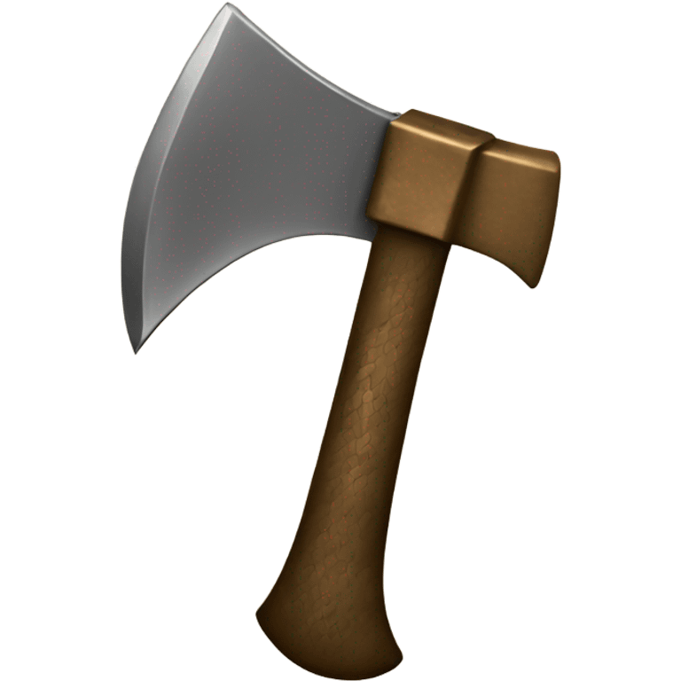 1 axe made of bronze emoji