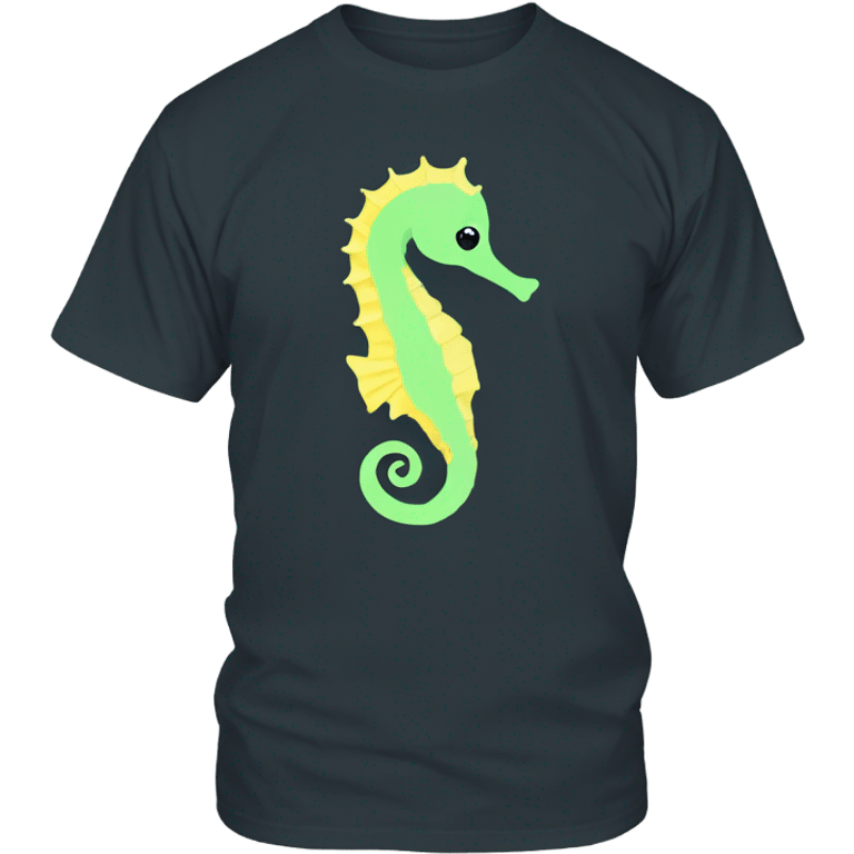 Seahorse t shirt emoji