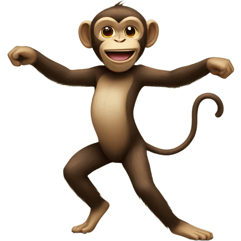 Dancing monkey emoji