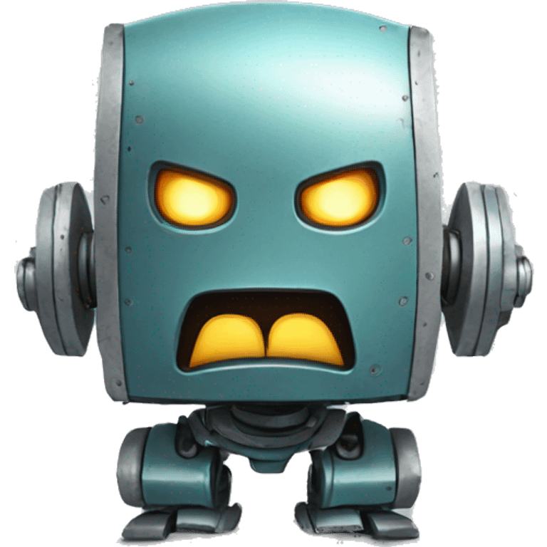 angry robot emoji