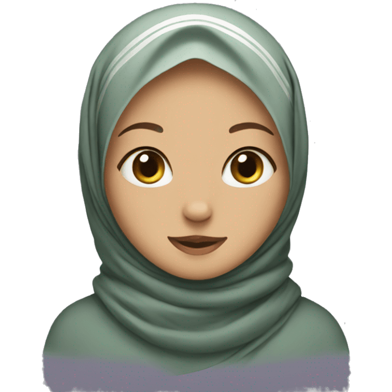 Cat wearing hijab  emoji