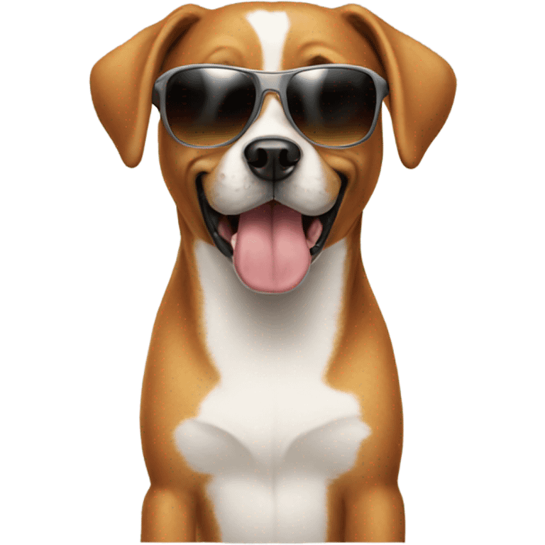 dog with sunglasses emoji