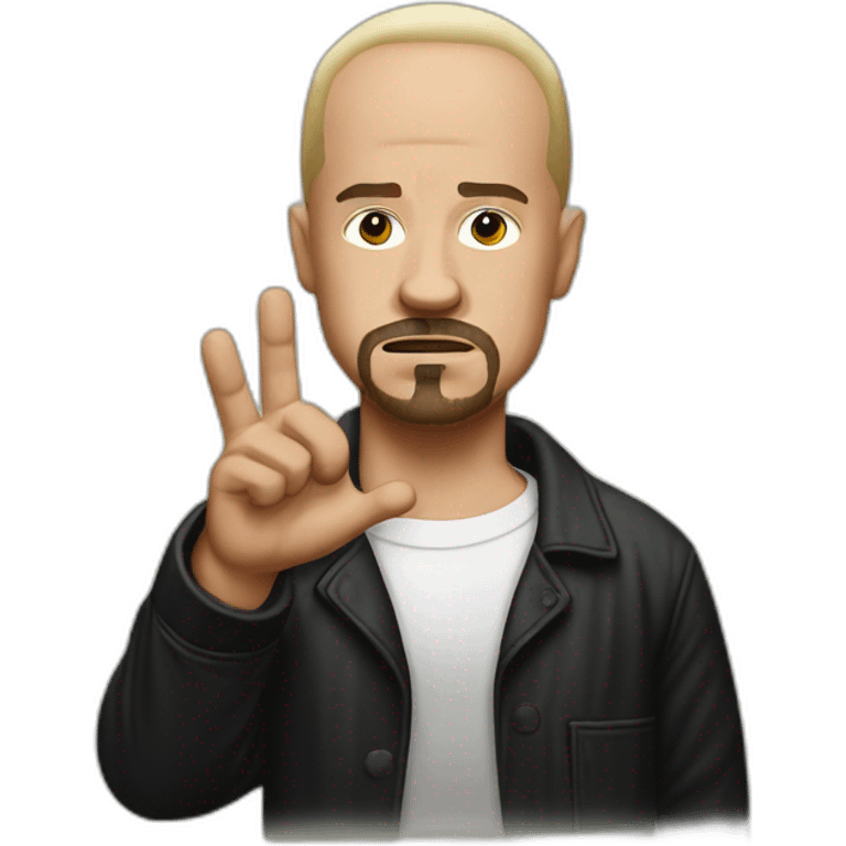 American history x with raised right hand emoji