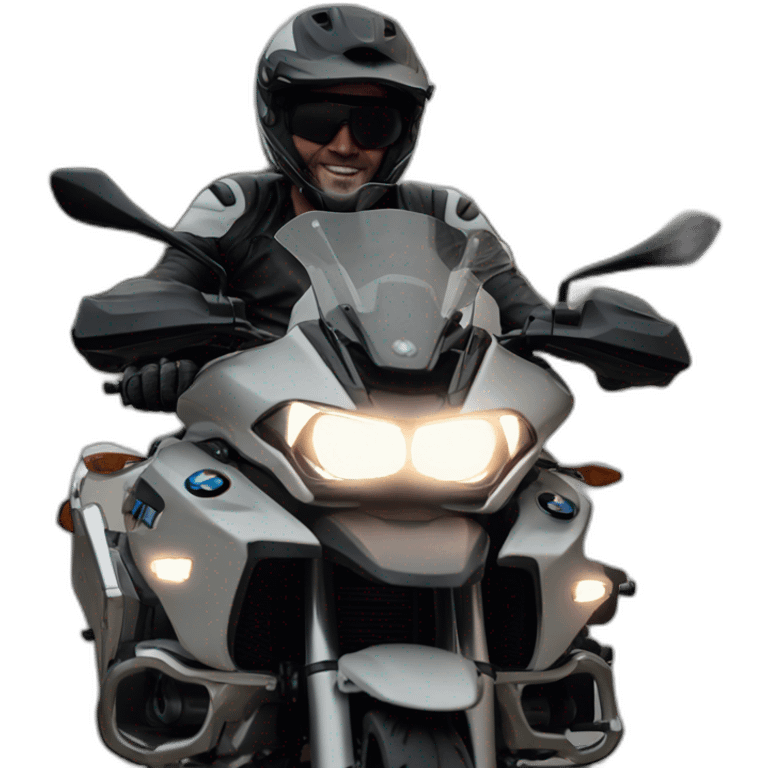 Bmw motorcycle gsa rider emoji