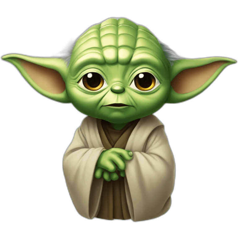 Yoda pouce en l'air emoji