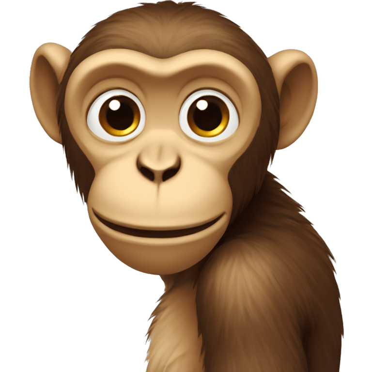 monkey mewing emoji