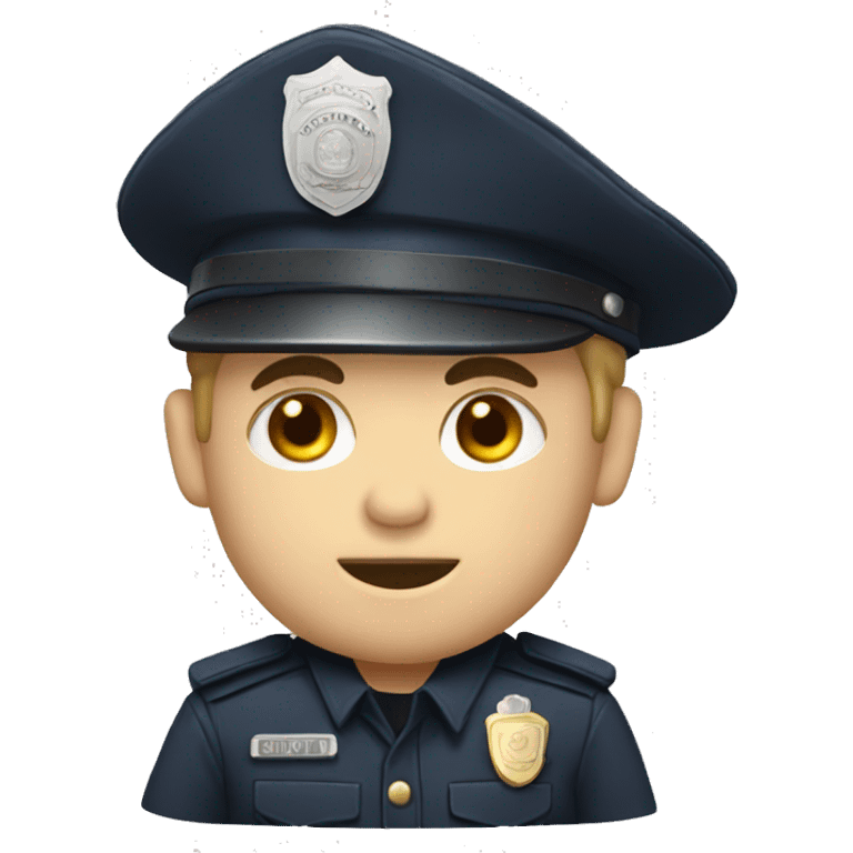 Policier mort emoji