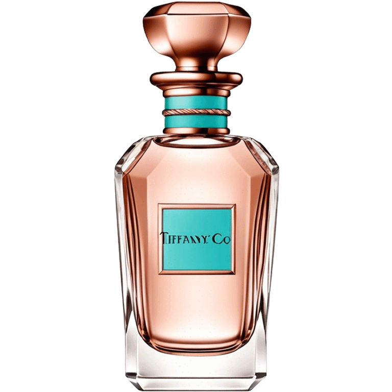 Tiffany & co. Rose gold perfume bottle emoji