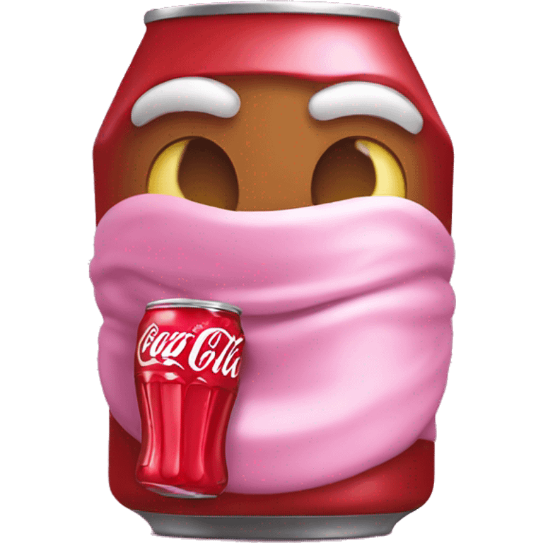 Coca cola pink emoji