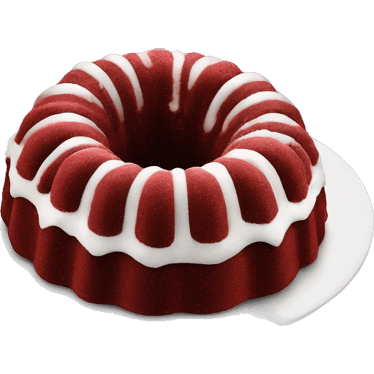 red velvet bundt cake emoji